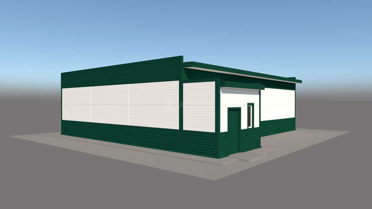 3D визуализация Магазин из сэндвич-панелей - фото 8