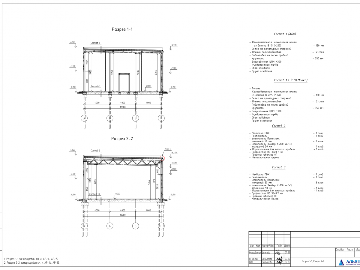 Планировка СТО из сэндвич-панелей -  фото 5