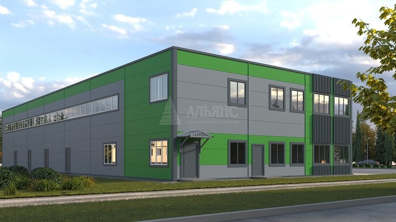 3D визуализация Склад из сэндвич-панелей  - фото 3