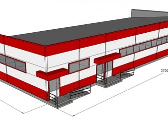 Проект торгового центра из сэндвич-панелей